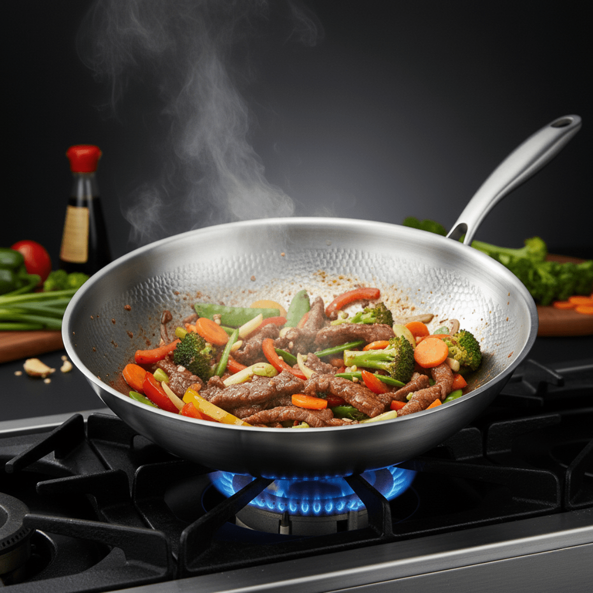 Titanium Wok, Uncoated