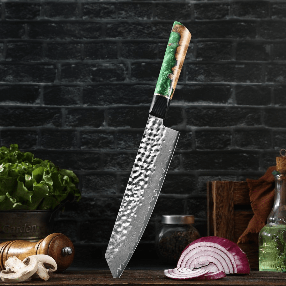 Kiritsuke Knife, 24 cm with Pakkawood Handle