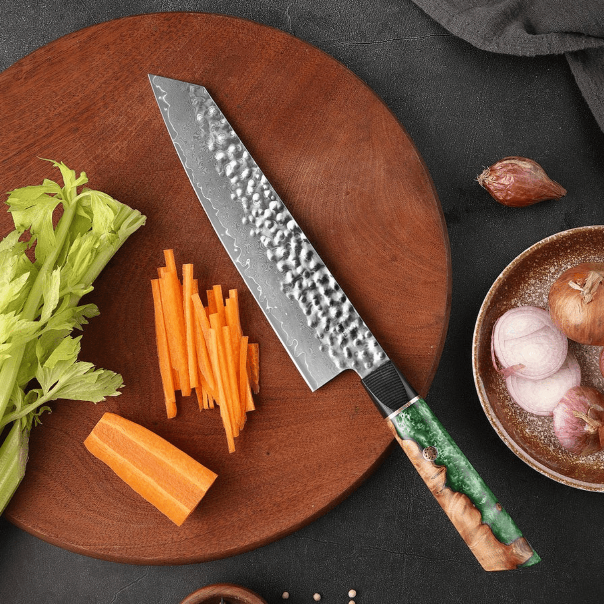 Kiritsuke Knife, 24 cm with Pakkawood Handle