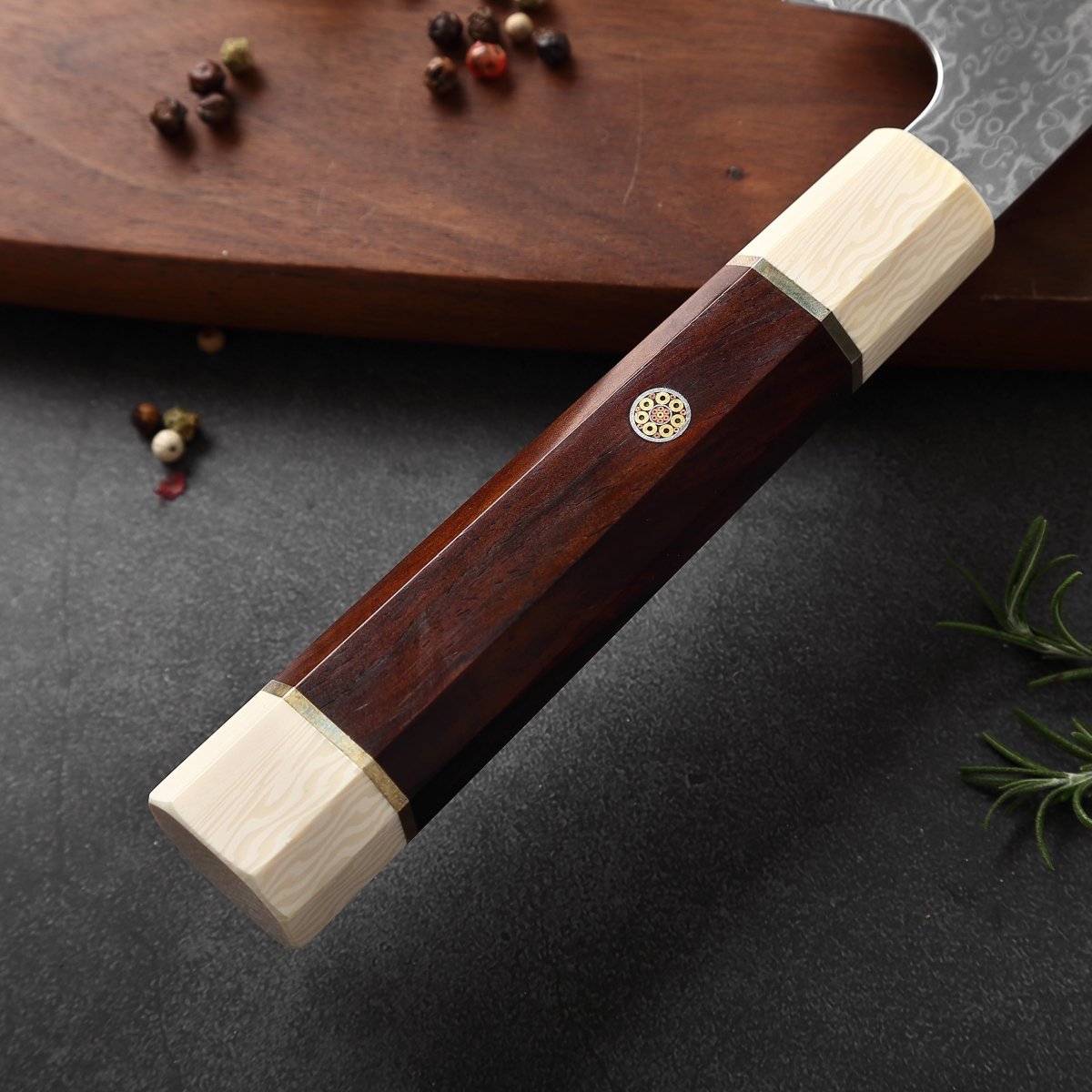 Kiritsuke Knife, 24 cm with Walnut Handle