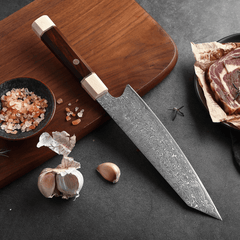Kiritsuke Knife, 24 cm with Walnut Handle