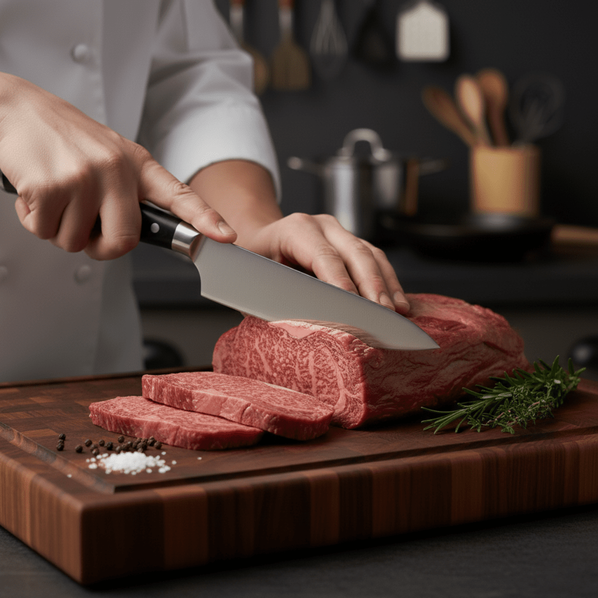 Hammered Chef Knife, 20 cm