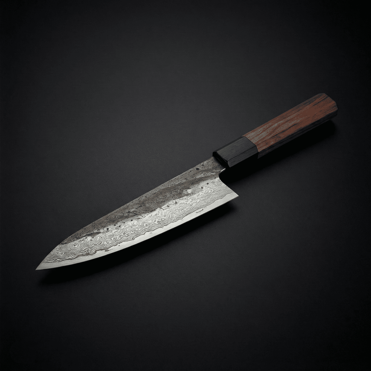 Kiritsuke Knife, 21.5 cm with Ironwood Handle