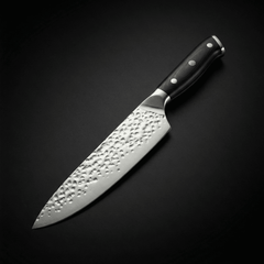 Hammered Chef Knife, 20 cm