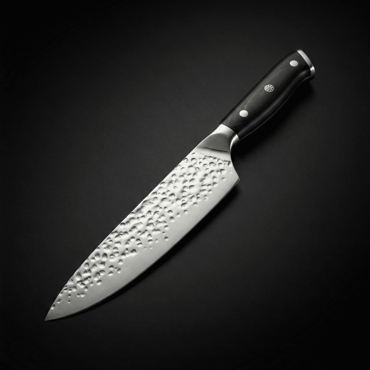 Hammered Chef Knife, 20 cm