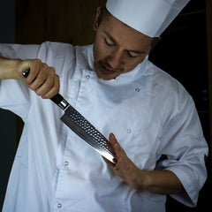 Hammered Santoku Knife, 18 cm