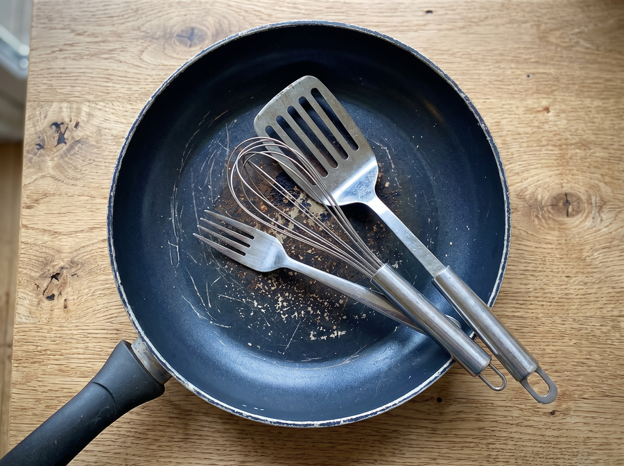 Easily Scratched by Utensils