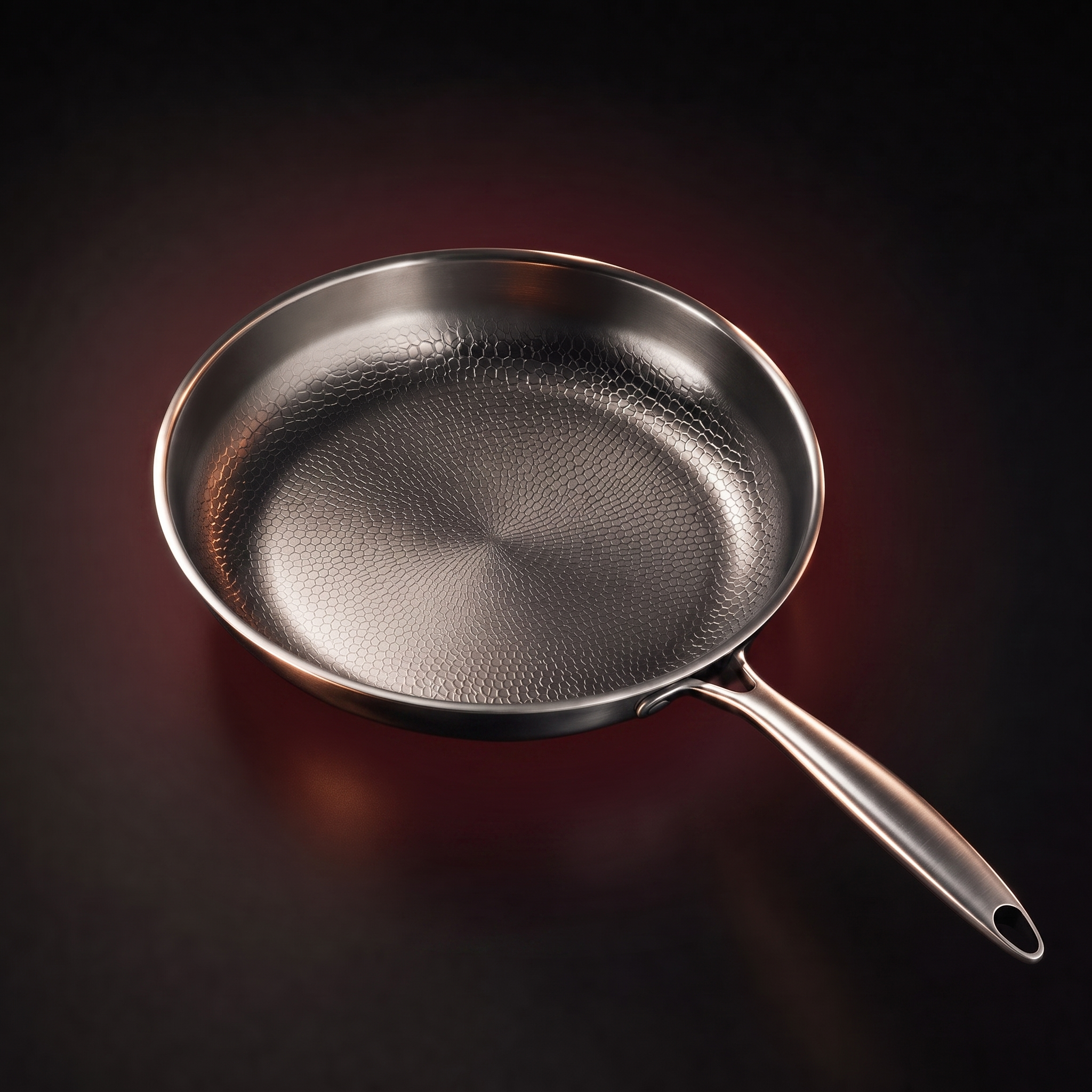 Hand Hammered Titanium Frying Pan, Forgewell Cookware