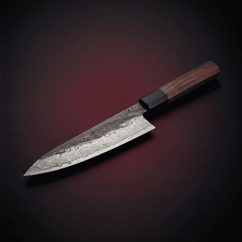 Kiritsuke Knife, 21.5 cm with Ironwood Handle