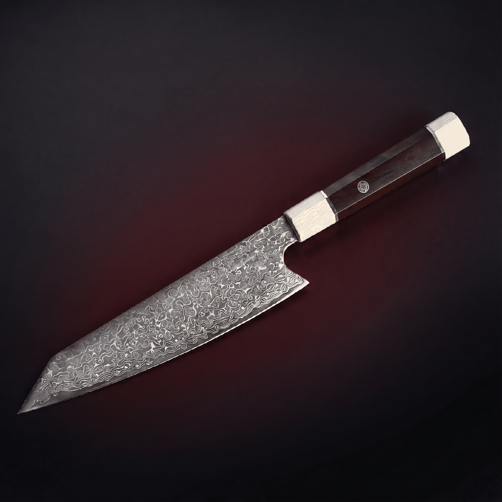 Kiritsuke Knife 24 cm with Walnut Handle, Forgewell Cookware