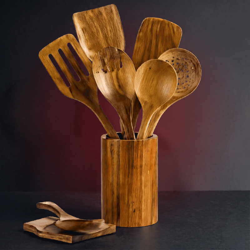 Wooden Kitchen Utensil Set