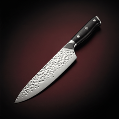 Hammered Chef Knife 20 cm, Forgewell Cookware
