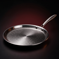 Hand Hammered Titanium Crepe Pan, Forgewell Cookware