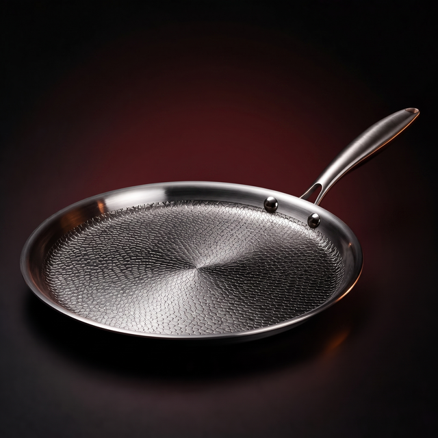 Hand Hammered Titanium Crêpe Pan
