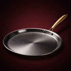 Hand Hammered Titanium Crepe Pan, Limited Edition, Forgewell Cookware