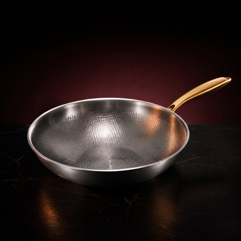 Hammered Titanium Wok, Limited Run
