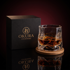 Cut Crystal Whisky Tumbler, Forgewell Cookware
