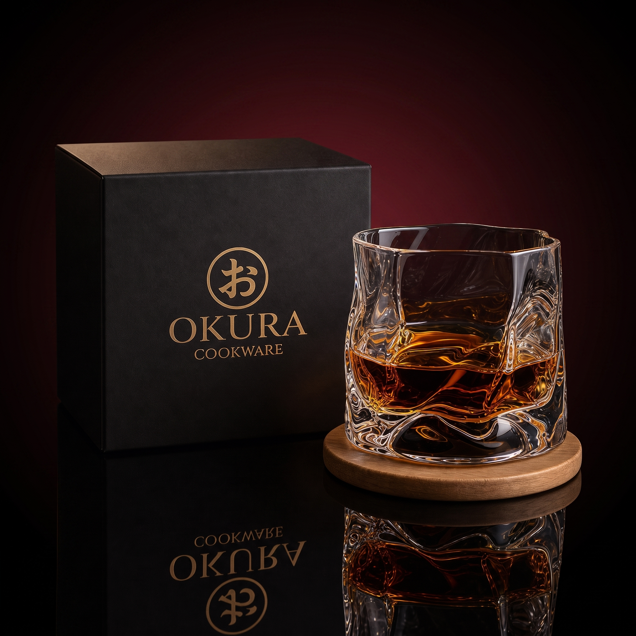 Cut Crystal Whisky Tumbler, Forgewell Cookware