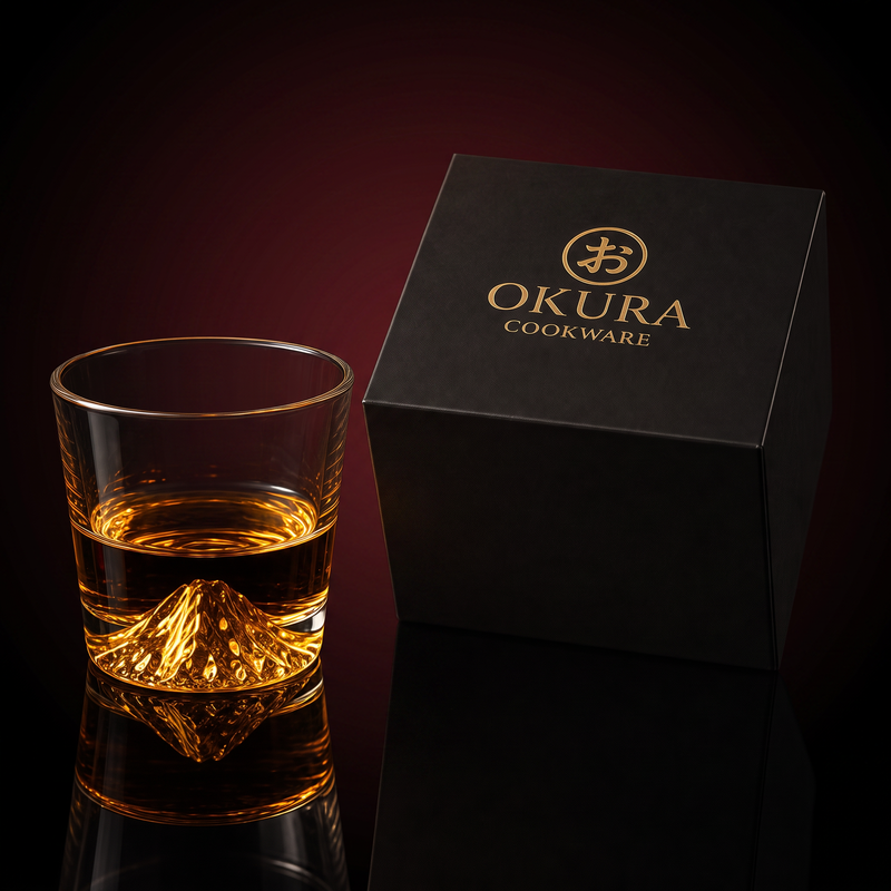 Mountain Peak Whisky Glass, Single or Pair