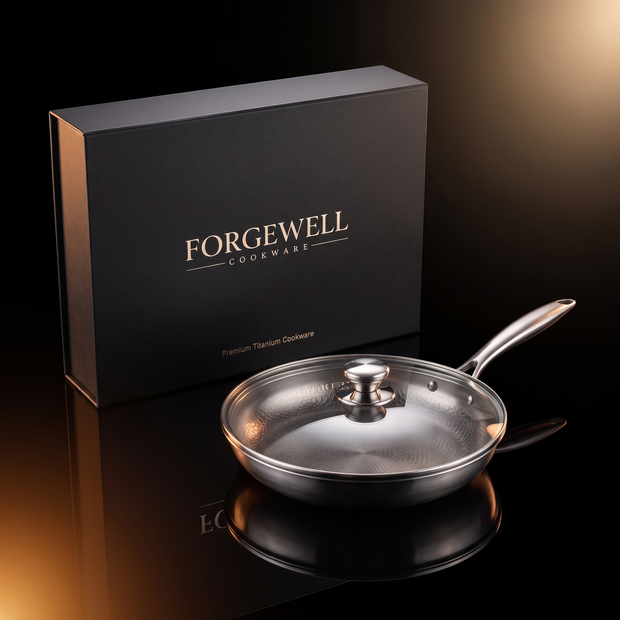 Titanium Frying Pan, Chemical and PFAS Free