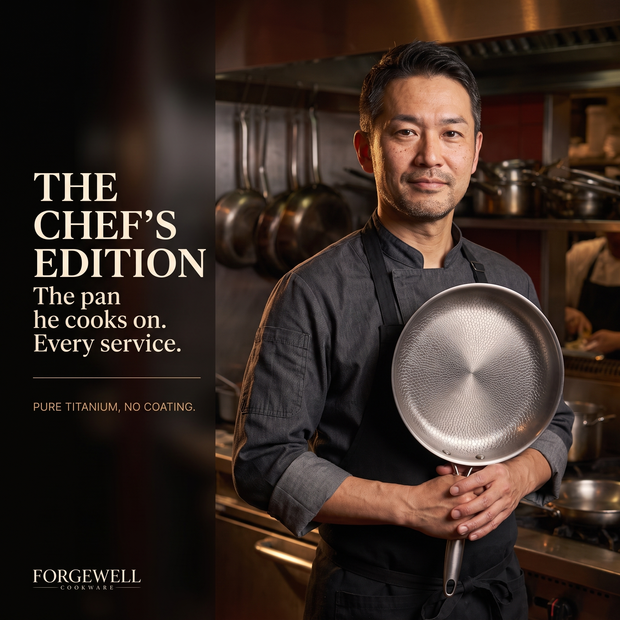 Titanium Frying Pan, The Chef's Edition