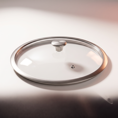 Forgewell glass lid, side view