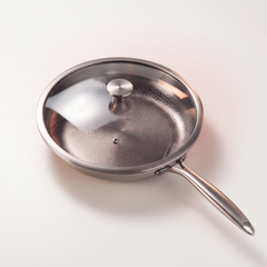 Glass lid on the 10 inch Forgewell titanium frying pan