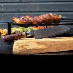 Damascus Knife Set, Seven Piece