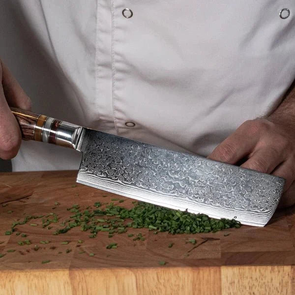 Damascus Knife Set, Seven Piece