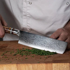 Damascus Knife Set, Seven Piece