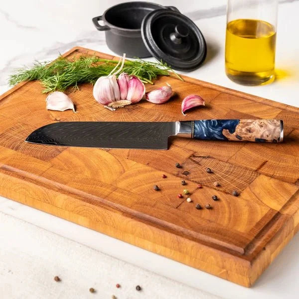 Damascus Knife Set, Six Piece