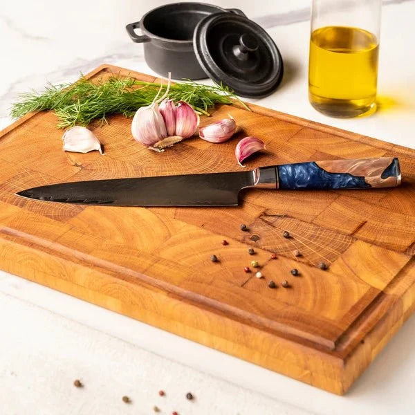Damascus Knife Set, Six Piece
