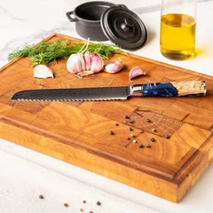 Damascus Knife Set, Six Piece