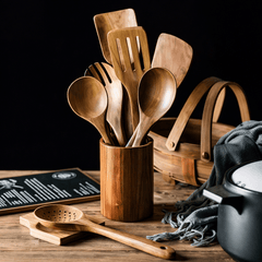Wooden Kitchen Utensil Set