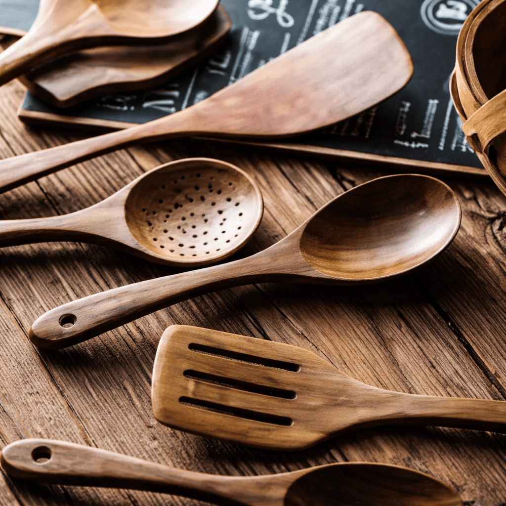 Wooden Kitchen Utensil Set