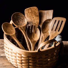 Wooden Kitchen Utensil Set
