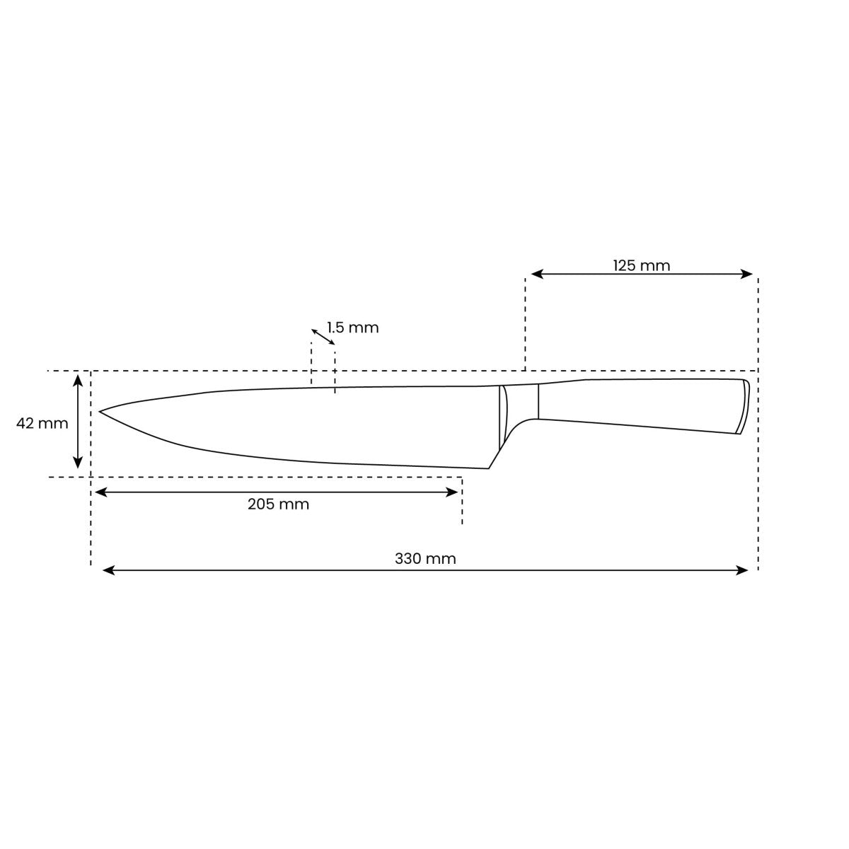 Chef Knife, 20.5 cm