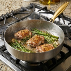 Hand Hammered High Wall Titanium Pan, Limited Edition