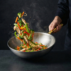 Hammered Titanium Wok, Limited Run