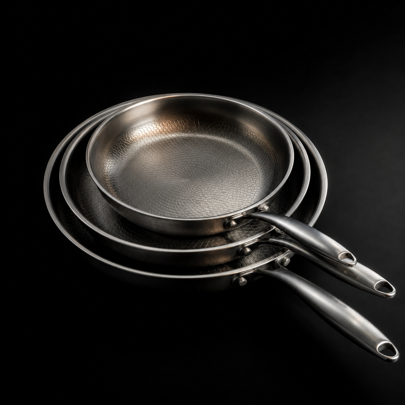 Titanium Frying Pan Trio