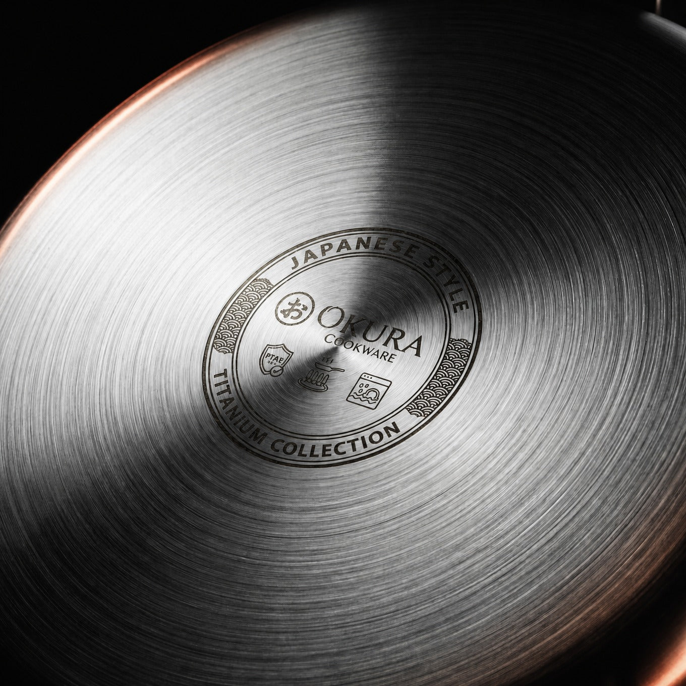 Hand Hammered Titanium Frying Pan
