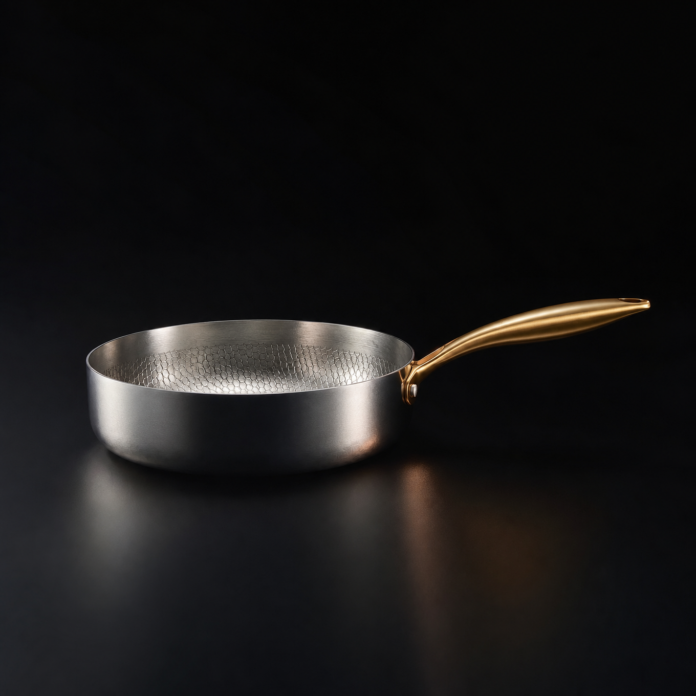 Hand Hammered High Wall Titanium Pan, Limited Edition