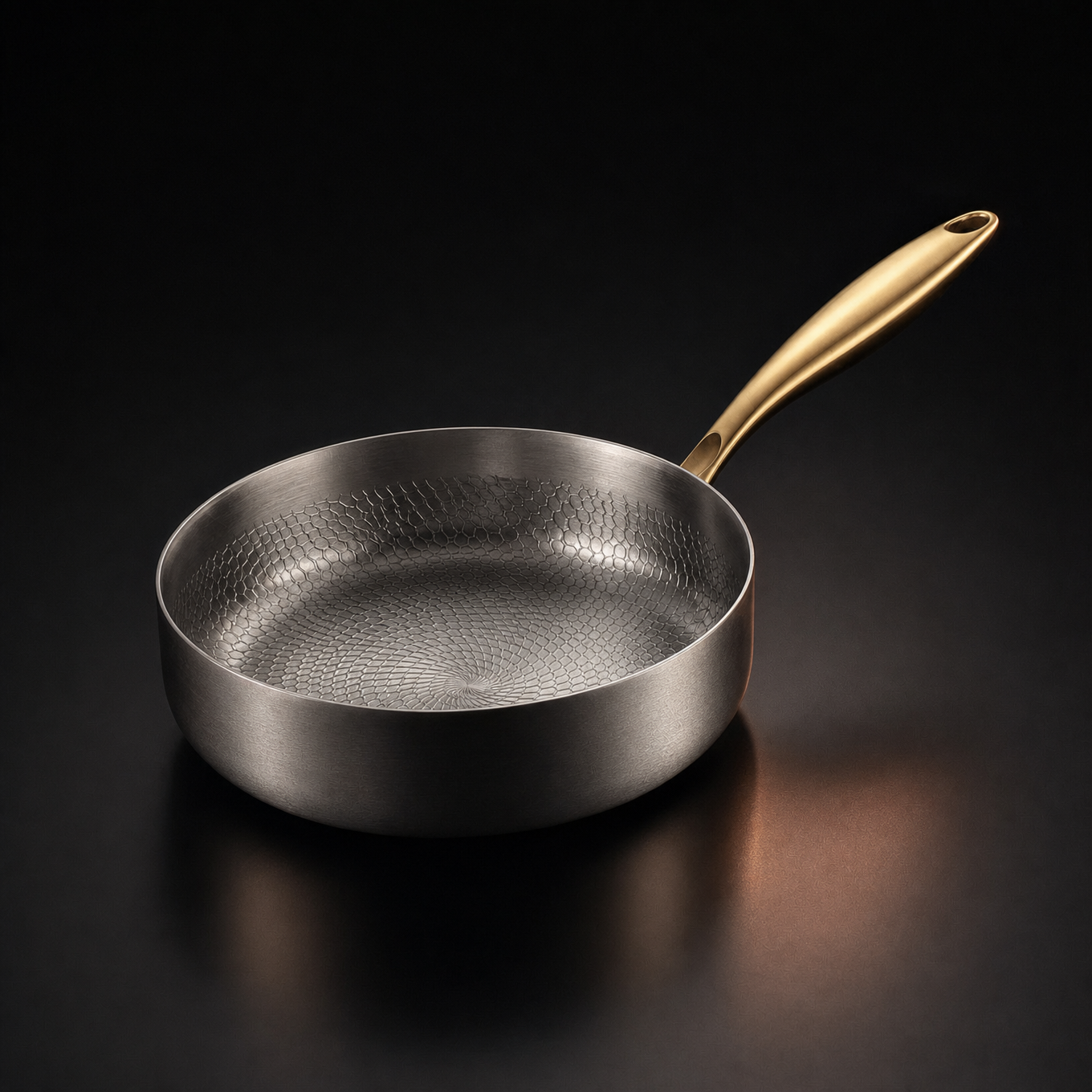 Hand Hammered High Wall Titanium Pan, Limited Edition