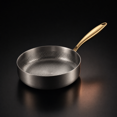 Hand Hammered High Wall Titanium Pan, Limited Edition