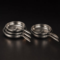 Titanium Frying Pan Set, Five Sizes with Two Lids