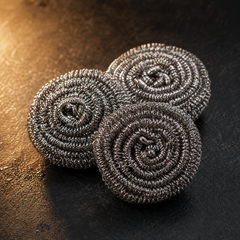 Titanium Safe Pan Scrubbers, Set of 3
