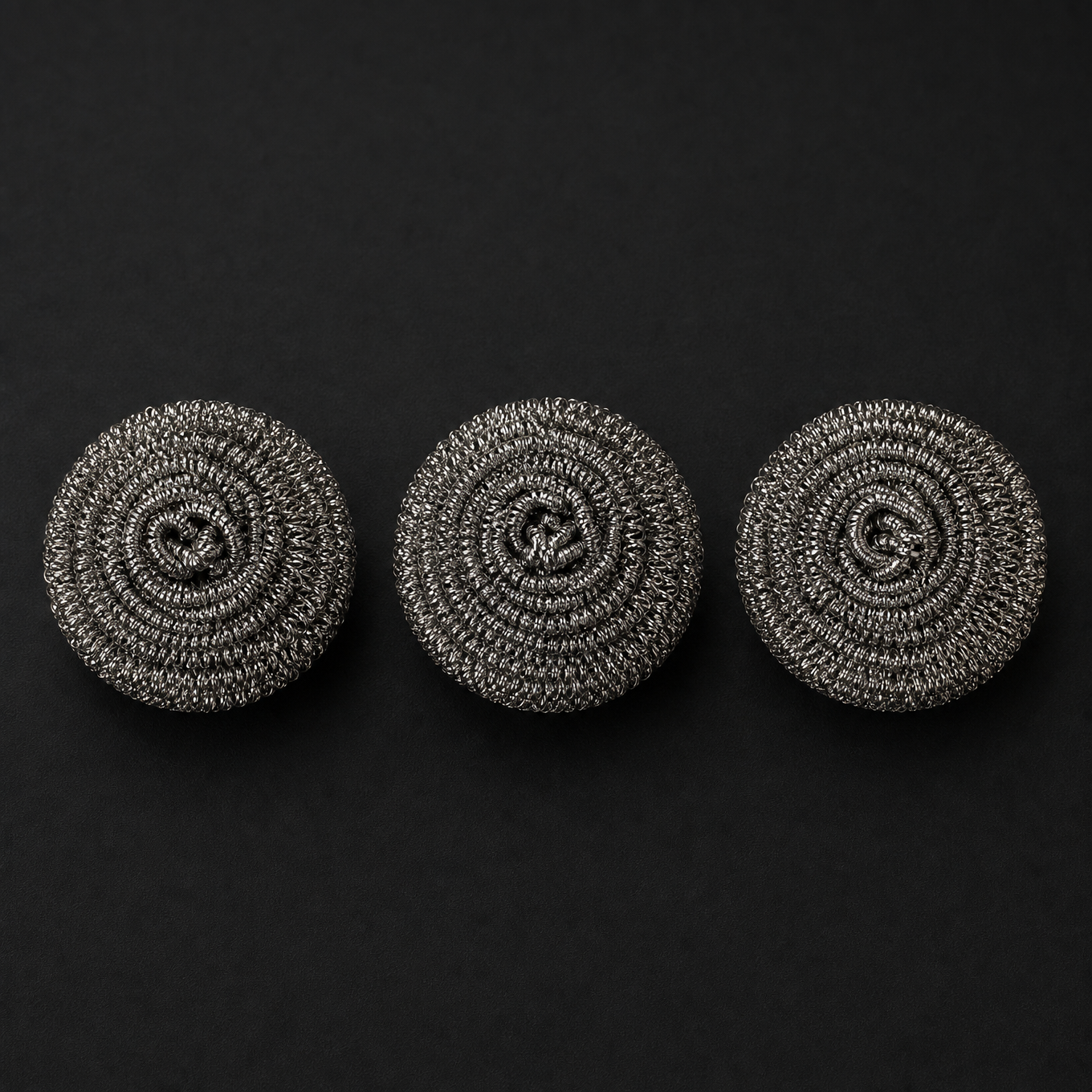 Titanium Safe Pan Scrubbers, Set of 3
