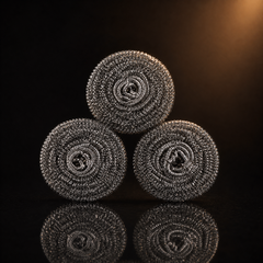 Titanium Safe Pan Scrubbers, Set of 3