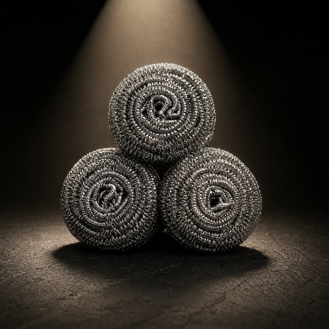 Titanium Safe Pan Scrubbers, Set of 3