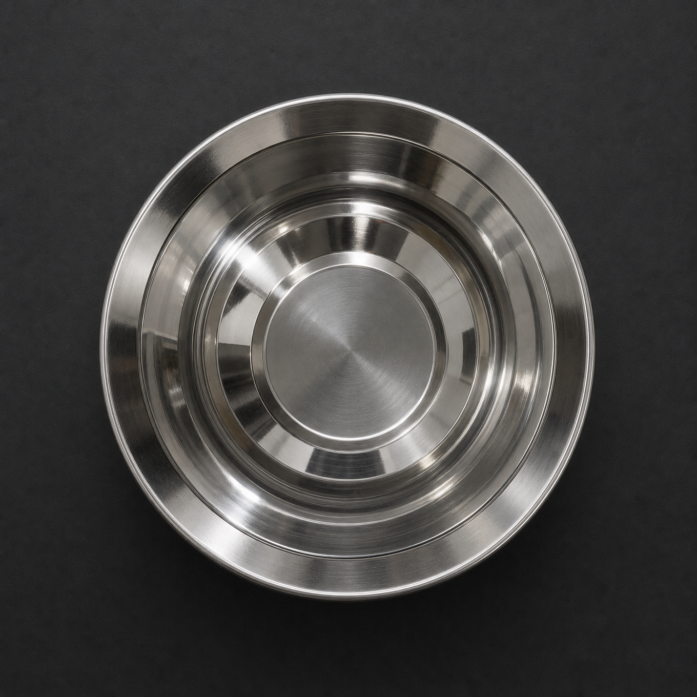 Stainless Steel Mixing Bowls, Stackable Set
